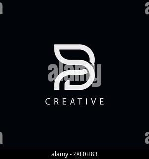 Lettre moderne et minimale PS SP logo Design , PB BP Monogram. Illustration de Vecteur