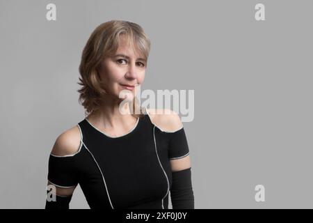 Portrait d'une femme de 50 ans Banque D'Images