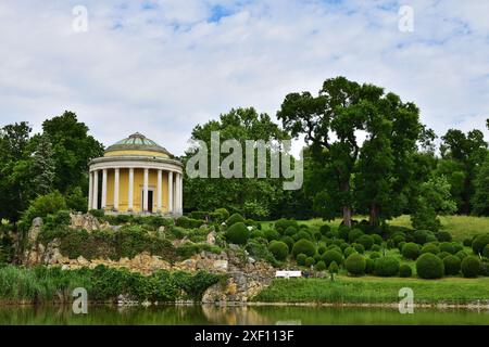 Esterhazy Palace Park à Eisenstadt, Autriche en été Banque D'Images