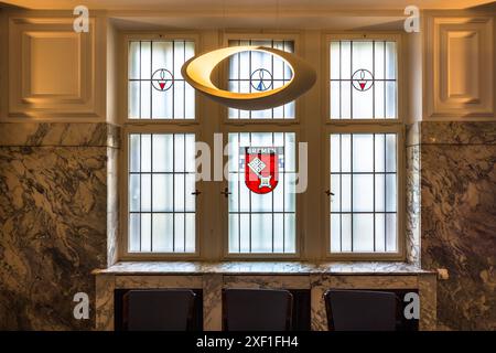 Le HAG Marble Hall de 1914 est un bâtiment classé à Brême, en Allemagne Banque D'Images