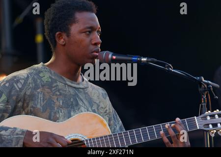 Montréal, Canada. 30 juin 2024.John Roseboro se produit sur scène au Montreal International Jazz Festival Credit ; Richard Prudhomme/Alamy Live News Banque D'Images