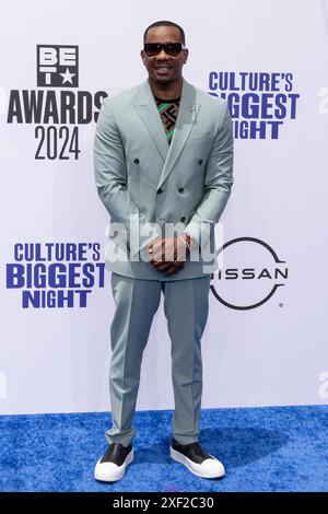 Los Angeles, États-Unis. 30 juin 2024. Duane Martin assiste aux arrivées des « BET Awards » 2024 au Peacock Theater de Los Angeles, CA, le 30 juin 2024. (Photo de Corine Solberg/Sipa USA) crédit : Sipa USA/Alamy Live News Banque D'Images