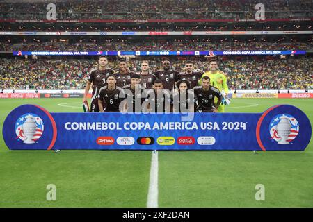 Glendale, États-Unis. 30 juin 2024. SAO PAULO, BRÉSIL - JUIN 30 : les joueurs du Mexique posent pour des photos avant un match entre le Mexique et l'Équateur dans le cadre du groupe B de CONMEBOL Copa America 2024 au State Farm Stadium le 30 juin 2024 à Glendale, États-Unis. (Photo par Alejandro Salazar/PxImages) crédit : Px images/Alamy Live News Banque D'Images