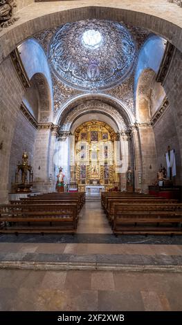 Cathédrale de Barbastro Huesca. Somontano Huesca. Cathédrale Santa María de la Asunción de Barbastro. Cathédrale gothique Banque D'Images