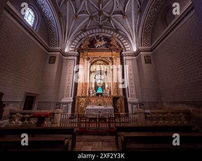 Cathédrale de Barbastro Huesca. Somontano Huesca. Cathédrale Santa María de la Asunción de Barbastro. Cathédrale gothique Banque D'Images