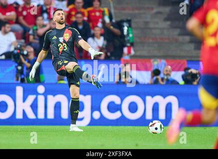 Cologne, Allemagne. 30 juin 2024. Unai Simon, ESP 23 dans le meilleur des 16 match ESPAGNE, Géorgie., . Le 30 juin 2024 à Cologne, Allemagne. Crédit photographe : Peter Schatz/Alamy Live News Banque D'Images