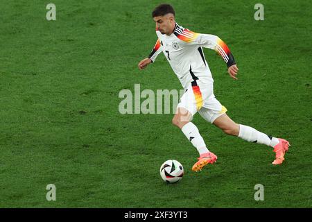 DORTMUND, ALLEMAGNE - JUIN 29 : L'Allemand Kai Havertz court avec un ballon lors de la manche 16 de l'UEFA EURO 2024 entre l'Allemagne et le Danemark au stade de football Dortmund le 29 juin 2024 à Dortmund, Allemagne.© diebilderwelt / Alamy Stock Banque D'Images