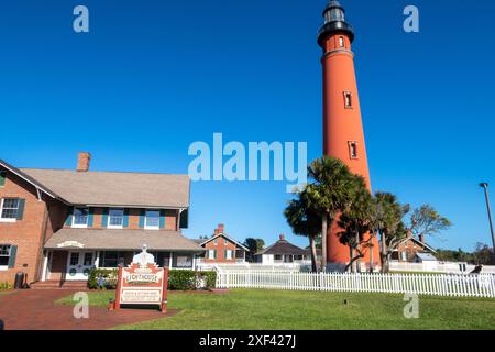 Mémorial des vétérans de Ponce Inlet, Floride Banque D'Images