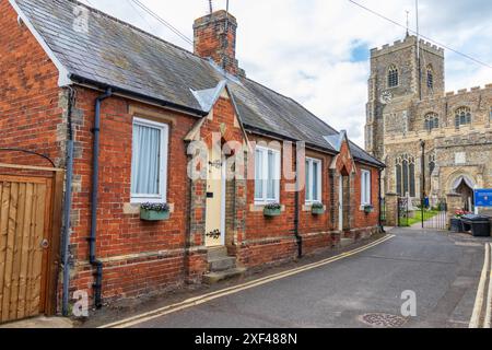 Église anglicane St Peter and St Pauls du 13e siècle, Clare, Suffolk, Angleterre, Royaume-Uni Banque D'Images