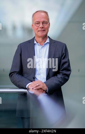 Berlin, Deutschland. 14 juin 2024. Matthias Miersch, vice-président du groupe parlementaire SPD, pose pour une photo à Berlin, le 13 juin 2024. Crédit : dpa/Alamy Live News Banque D'Images