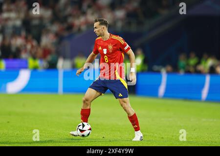 Fabian Ruiz (ESP), 30 JUIN 2024 - Football / Soccer : 'UEFA European Championship Germany 2024' manche de 16 match entre Espagne 4-1 Géorgie au stade de Cologne, Allemagne. (Photo de Mutsu Kawamori/AFLO) Banque D'Images