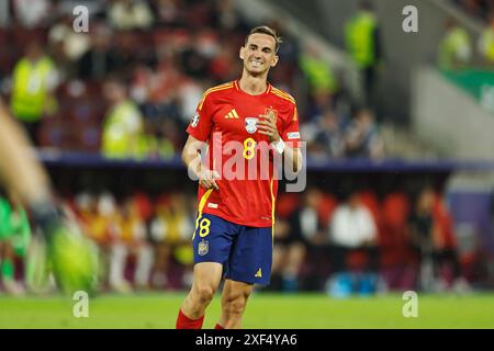 Fabian Ruiz (ESP), 30 JUIN 2024 - Football / Soccer : 'UEFA European Championship Germany 2024' manche de 16 match entre Espagne 4-1 Géorgie au stade de Cologne, Allemagne. (Photo de Mutsu Kawamori/AFLO) Banque D'Images