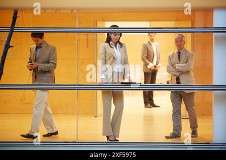 Les cadres de centre de congrès, affaires, Donostia, San Sebastian, Pays Basque, Espagne. Banque D'Images
