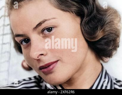 INGRID BERGMAN (1915-1982) actrice de cinéma suédoise vers 1937 Banque D'Images