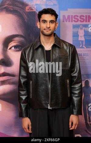 Zain Iqbal arrive pour une projection de A Good Girl's Guide to Murder, au Regent Street Cinema à Londres. Date de la photo : lundi 1er juillet 2024. Banque D'Images