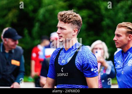 Jann-Fiete Arp (Holstein Kiel, #20) GER, entraînement Holstein Kiel, Fussball, Bundesliga, saison 2024/25, 01.07.2024 Foto : Eibner-Pressefoto/Marcel von Fehrn Banque D'Images