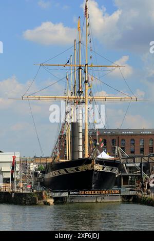 La SS Grande-Bretagne, Bristol a pris juin / juillet 2024. Été Banque D'Images