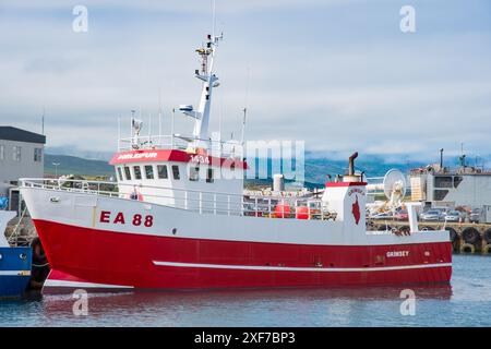 Akureyri Islande - 22 juillet. 2022 : bateau de pêche Thorleifur dans le port d'Akureyri Banque D'Images