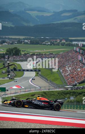 Spielberg/Autriche - 28 JUIN 2024, #1 Max Verstappen (NDL, Red Bull Racing), essais libres au Red Bull Ring avant les qualifications pour la formule 1 2024 Banque D'Images