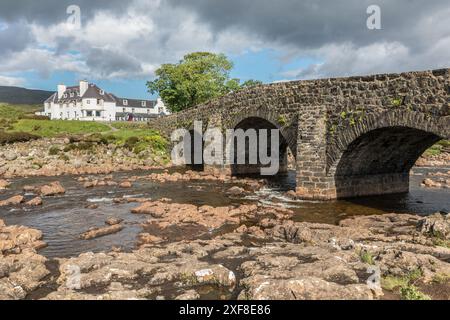 Géographie / voyage, Grande-Bretagne, Écosse, Sligachan Old Bridge, Île de Skye, INFORMATIONS-AUTORISATION-DROITS-SUPPLÉMENTAIRES-NON-DISPONIBLES Banque D'Images