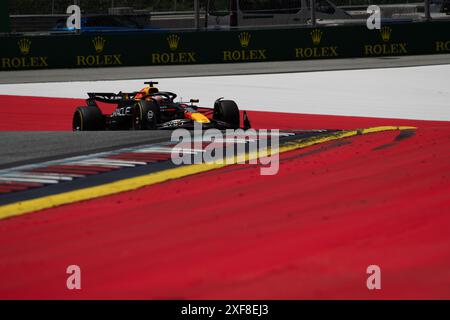 Spielberg/Autriche - 28 JUIN 2024, #1 Max Verstappen (NDL, Red Bull Racing), essais libres au Red Bull Ring avant les qualifications pour la formule 1 2024 Banque D'Images