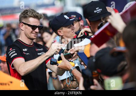 Spielberg, Autriche. 27 juin 2024. #27 Nico Hulkenberg (DEU, MoneyGram Haas F1), Grand Prix F1 d'Autriche au Red Bull Ring le 27 juin 2024 à Spielberg, Autriche. (Photo de HOCH Zwei) crédit : dpa/Alamy Live News Banque D'Images