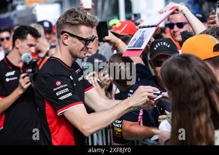 Spielberg, Autriche. 27 juin 2024. #27 Nico Hulkenberg (DEU, MoneyGram Haas F1), Grand Prix F1 d'Autriche au Red Bull Ring le 27 juin 2024 à Spielberg, Autriche. (Photo de HOCH Zwei) crédit : dpa/Alamy Live News Banque D'Images