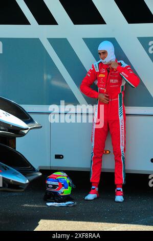 28.06.2024, Red Bull Ring, Spielberg, Grand Prix d'Autriche de formule 1 2024, dans l'image pilote de formule 3 Dino Beganovic (SWE), Prema Racing Banque D'Images