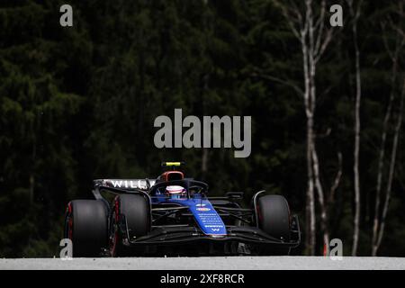 #2 Logan Sargeant (USA, Williams Racing), Grand Prix de F1 d'Autriche au Red Bull Ring le 28 juin 2024 à Spielberg, Autriche. (Photo de HOCH Zwei) Banque D'Images