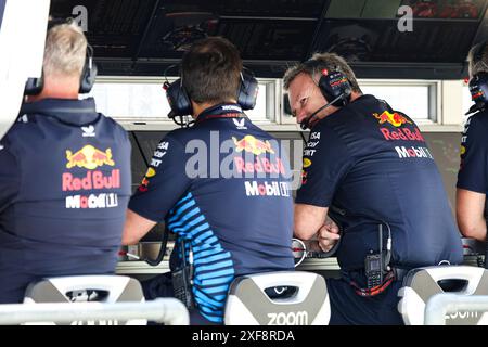 Christian Horner (GBR, Oracle Red Bull Racing), Grand Prix de F1 d'Autriche au Red Bull Ring le 28 juin 2024 à Spielberg, Autriche. (Photo de HOCH Zwei) Banque D'Images