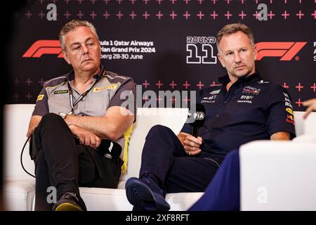 Christian Horner (GBR, Oracle Red Bull Racing), Grand Prix de F1 d'Autriche au Red Bull Ring le 28 juin 2024 à Spielberg, Autriche. (Photo de HOCH Zwei) Banque D'Images