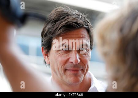 Spielberg, Autriche. 30 juin 2024. Grand Prix d'Autriche de formule 1 Quatar Airlines au Red Bull Ring, Autriche. Photo : Toto Wolff, directeur de l'écurie Mercedes AMG Petronas Formula One Team © Piotr Zajac/Alamy Live News Banque D'Images