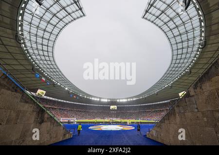 BERLIN, ALLEMAGNE - 21 JUIN 2024 : Euro 2024 Groupe d match Pologne vs Autriche 1:3. Stade Olimpic Olympiastadion Banque D'Images