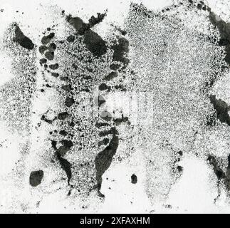Fond d'encre pour votre conception. Peinture sur papier. Banque D'Images