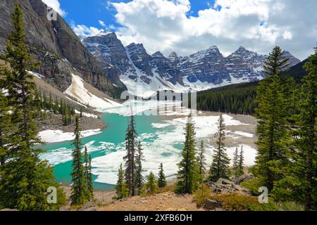 Géographie / voyage, Canada, Alberta, Parc national Banff, Lac Moraine, LAKE LOUISE, AUTORISATION-DROITS-SUPPLÉMENTAIRES-INFORMATION-NON-DISPONIBLE Banque D'Images