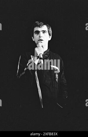 Leicester, Royaume-Uni, 24 février 1980 : Peter Gabriel, ancien chanteur de Genesis, se produit au de Montfort Hall, Leicester dans le cadre de sa tournée solo. Crédit : Terry Murden / DB Media services /Alamy Banque D'Images