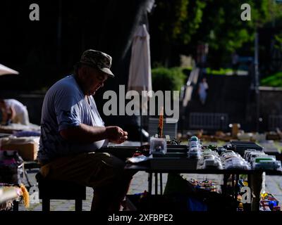 Portrait de l'étranger, pris à Lviv, Ukraine. Banque D'Images