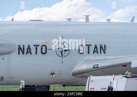 Air Force 3E Boeing AWACS de l'Otan une sentinelle de l'Otan Banque D'Images