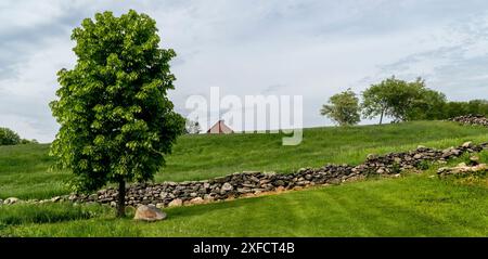 Bolton Connecticut Heritage Farm Banque D'Images