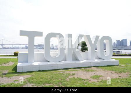 Tokyo, Japon. 27 juin 2024. Vue générale du monument DE TOKYO au Harumi Port Park à Tokyo, Japon, 27 juin 2024. Crédit : AFLO/Alamy Live News Banque D'Images