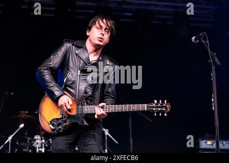 Les Libertines (Carl Barât) concert live au Circolo Magnolia - Segrate, Milan, Italie 02 juillet 2024 © Giorgia de Dato Banque D'Images