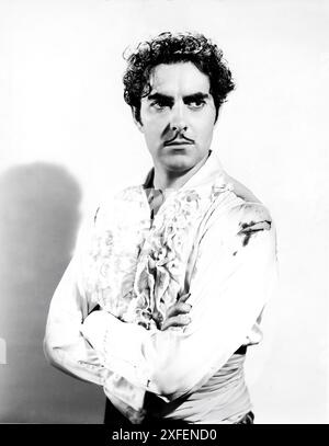 TYRONE POWER Portrait à LA MARQUE DE ZORRO 1940 réalisateur Rouben MAMOULIAN roman Johnston McCulley musique Alfred Newman Twentieth Century Fox Banque D'Images