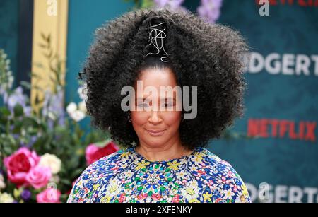 Golda Rosheuvel assiste à la projection spéciale de 'Bridgerton' saison 3 - deuxième partie à l'Odeon luxe Leicester Square à Londres, en Angleterre. Banque D'Images