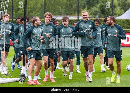 Rotterdam, pays-Bas. 03 juillet 2024. ROTTERDAM, 3-7-2024, terrain d'entraînement 1908, Néerlandais Eredivisie 2024/2025, premier entraînement Feyenoord, crédit : Pro Shots/Alamy Live News Banque D'Images