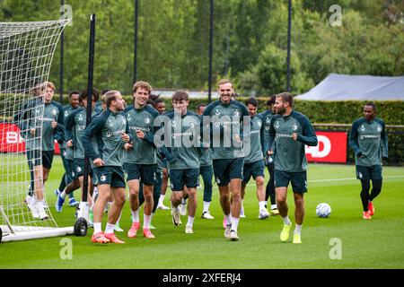 Rotterdam, pays-Bas. 03 juillet 2024. ROTTERDAM, 3-7-2024, terrain d'entraînement 1908, Néerlandais Eredivisie 2024/2025, premier entraînement Feyenoord, crédit : Pro Shots/Alamy Live News Banque D'Images