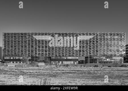 Niels Bohr Bygningen (Niels Bohr Building), conçu par Vilhelm Lauritzen Arkitekter, 2023 ; Université de Copenhague, Copenhague, Danemark Banque D'Images