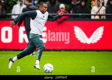 Rotterdam, pays-Bas. 03 juillet 2024. Rotterdam - Igor Paixao de Feyenoord lors de la première formation de Feyenoord le 3 juillet 2024 au Trainingscomplex 1908 à Rotterdam, pays-Bas (VK Sportphoto/Yannick Verhoeven) crédit : Box to box Pictures/Alamy Live News Banque D'Images