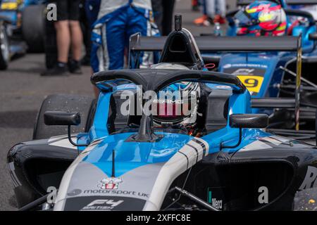 Andover, Hampshire - 7 juin 2024 : essais libres FIA Formula 4 Thruxton Banque D'Images