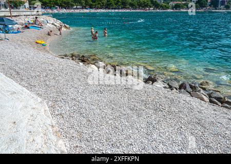 Plage de Donja Vala Banque D'Images