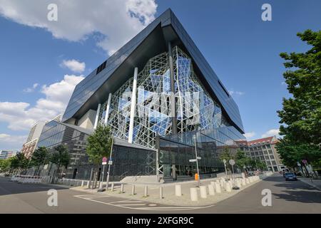 Neubau Springer-Verlag, Axel-Springer-Straße, Zimmerstraße, Kreuzberg, Friedrichshain-Kreuzberg, Berlin, Allemagne Banque D'Images